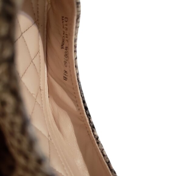 Cole Haan Women's 8.5 Brown Tan Leather Snake Skin Embossed Wedge Heels - Picture 7 of 7